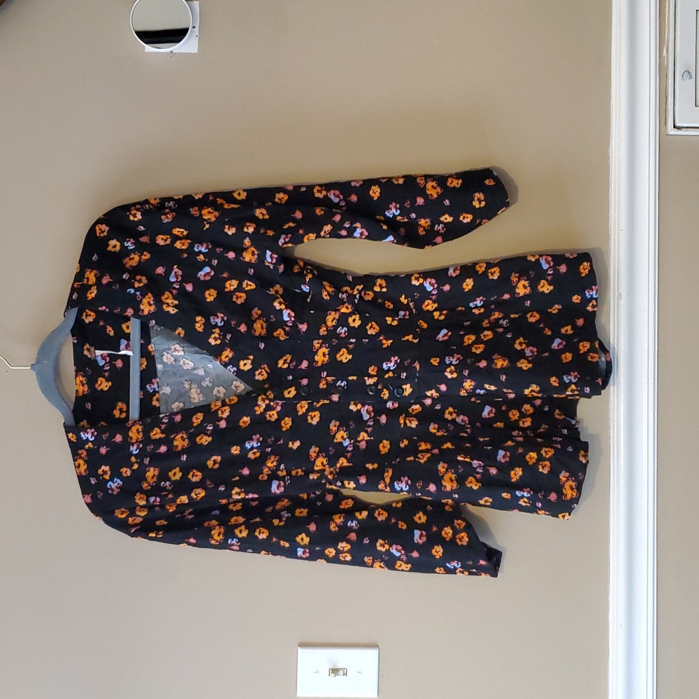 Free People L'amour Printed Romper In Black Combo Size 0 View 4